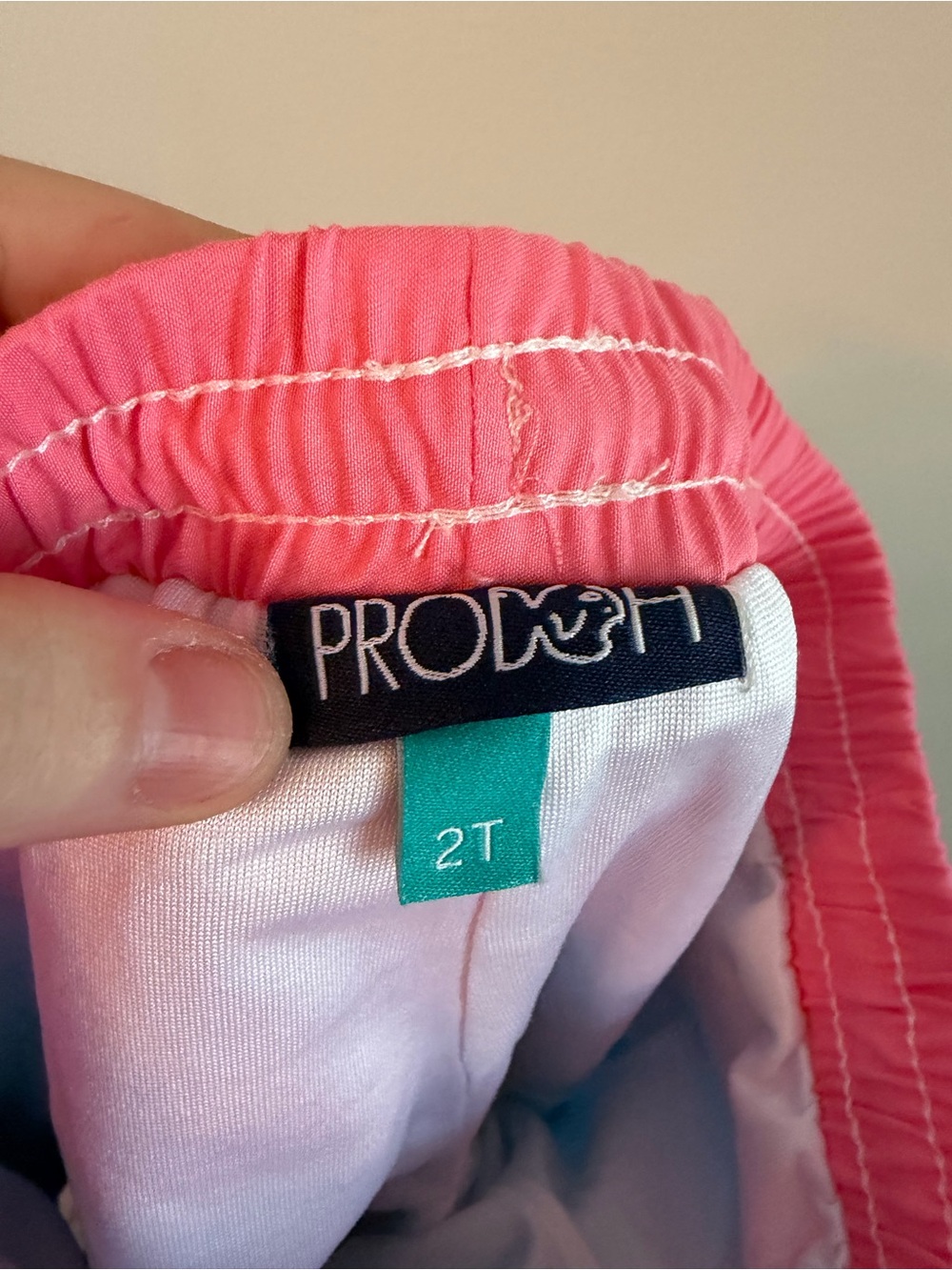Prodoh Colorblock Pink Blue Kids Swim Trunks - Picture 4 of 4
